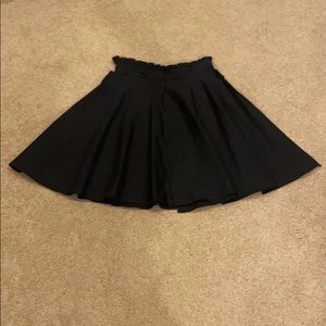 Black wrap skirt